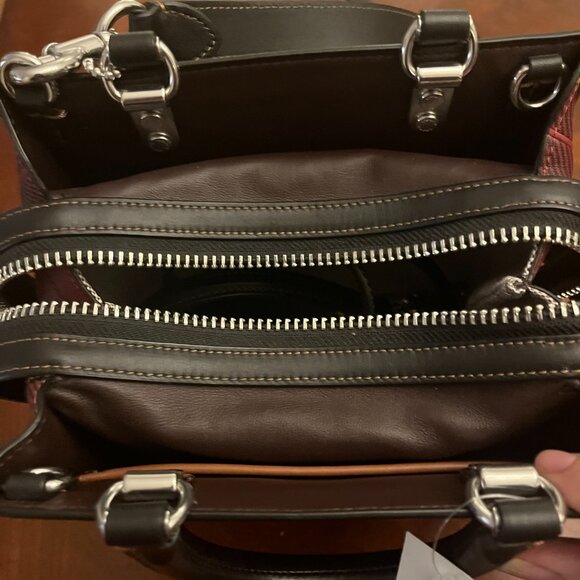 NWT!! Coach Rogue 20 in Plaid - RARE!!! - Picture 4 of 5